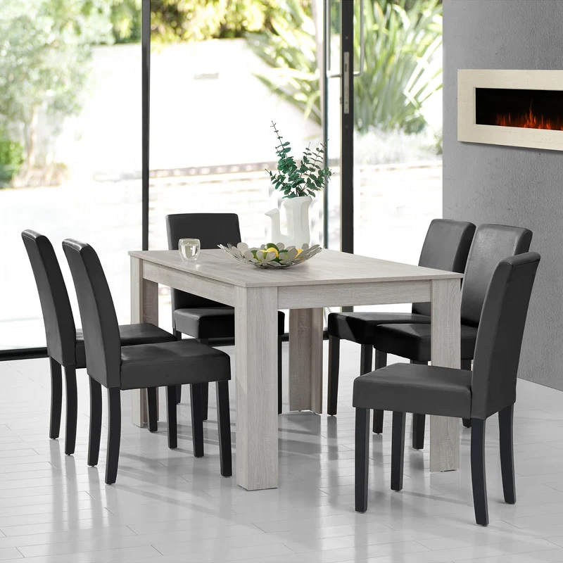 Mesa de diseño de roble precioso
