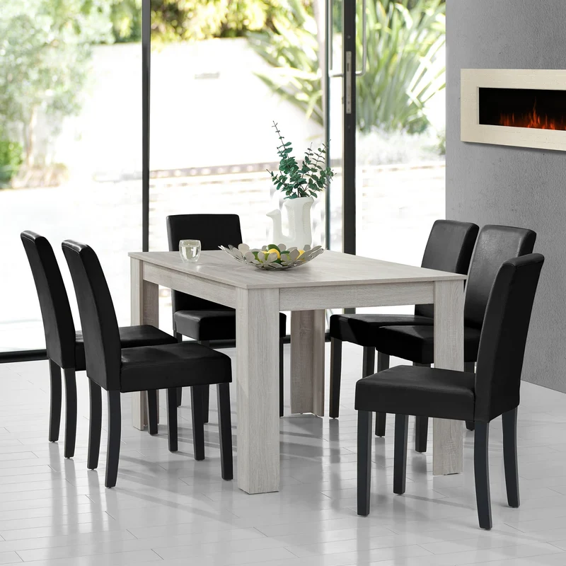 Mesa de diseño de roble precioso