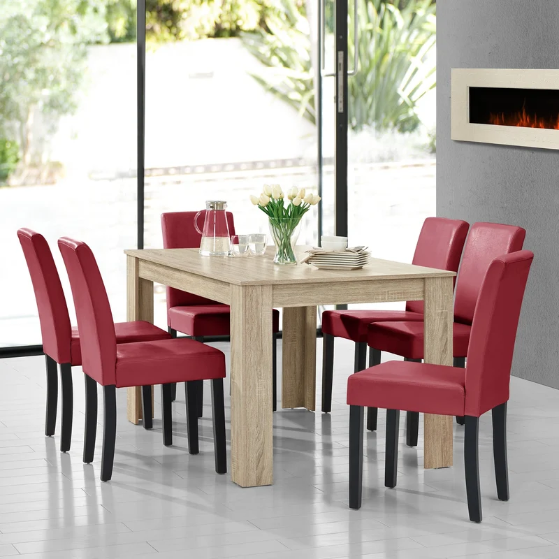 Mesa de diseño de roble precioso