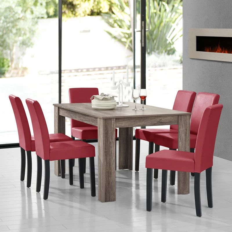 Mesa de diseño de roble precioso