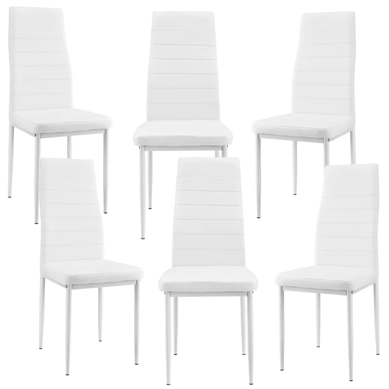 Silla de comedor juego de 6 para sala de estar y comedor en.casa