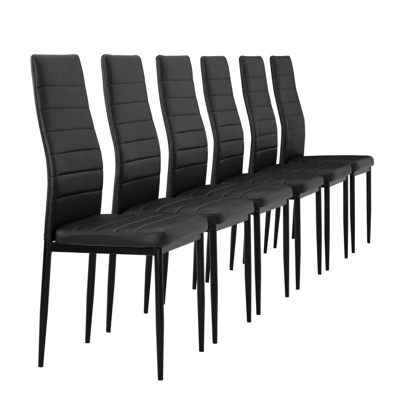 Silla de comedor juego de 6 para sala de estar y comedor en.casa