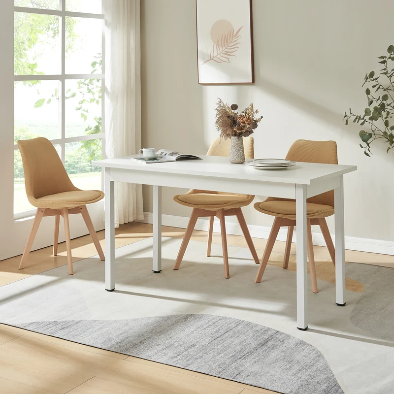 Mesa de comedor Den Haag 140x60 cm en varios colores [en.casa]
