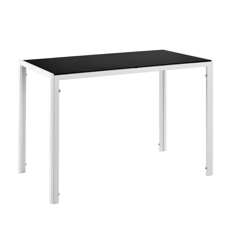 Mesa de comedor Eschede 105x60x75 cm con tablero de vidrio en varios colores en.casa