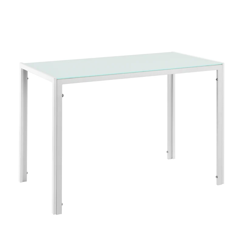 Mesa de comedor Eschede 105x60x75 cm con tablero de vidrio en varios colores en.casa