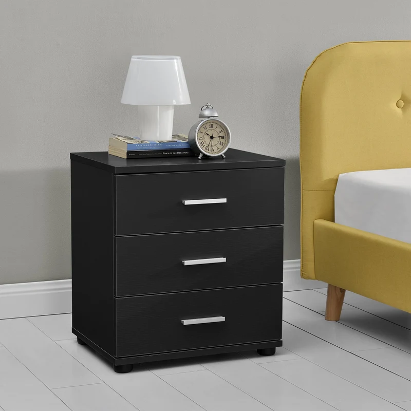 Mesita de noche con cajón en varios tamaños y colores en.casa