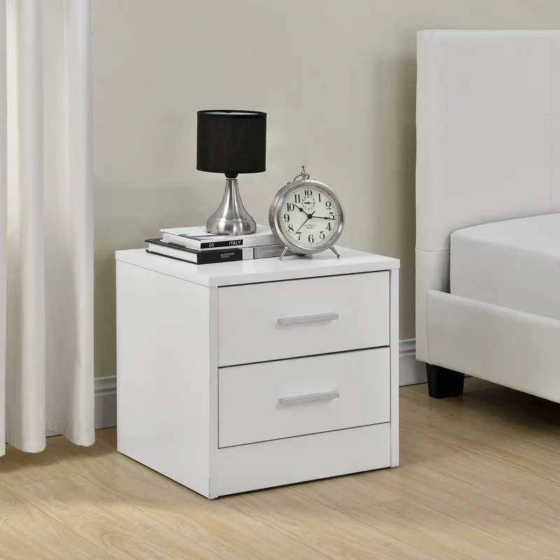 Mesita de noche con cajón en varios tamaños y colores en.casa