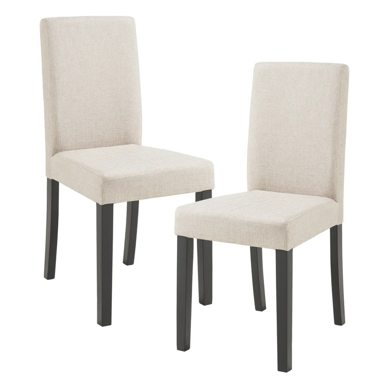 Conjunto de sillas de comedor Hamburgo textil [en.casa]