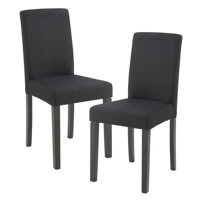 Conjunto de sillas de comedor Hamburgo textil [en.casa]