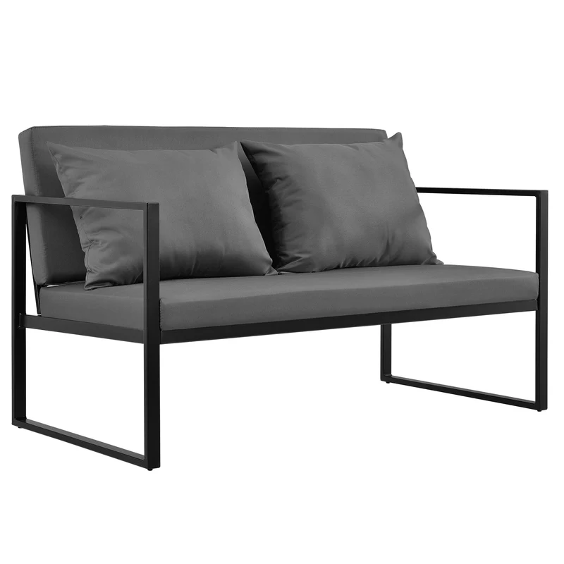 Conjunto de muebles de jardín Lerum de 4 piezas en varios colores en.casa
