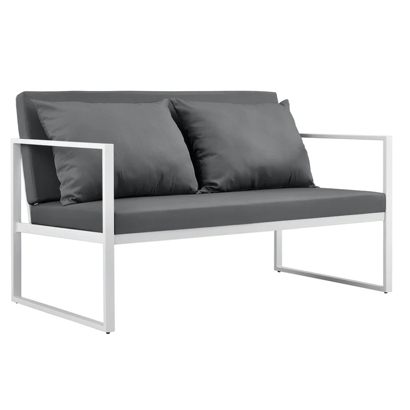Conjunto de muebles de jardín Lerum de 4 piezas en varios colores en.casa