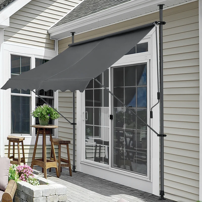 Toldo articulado con armazón Stem enrollable - acero /poliéster [pro.tec]