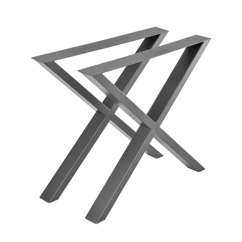 Estructura de mesa Greith juego de 2 en forma de X en varios colores y tamaños [en.casa]