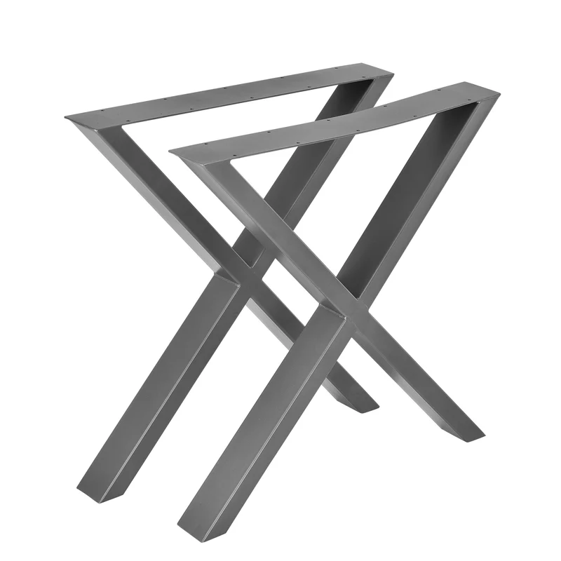 Estructura de mesa Greith juego de 2 en forma de X en varios colores y tamaños [en.casa]