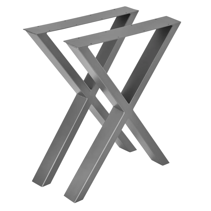 Estructura de mesa Greith juego de 2 en forma de X en varios colores y tamaños [en.casa]