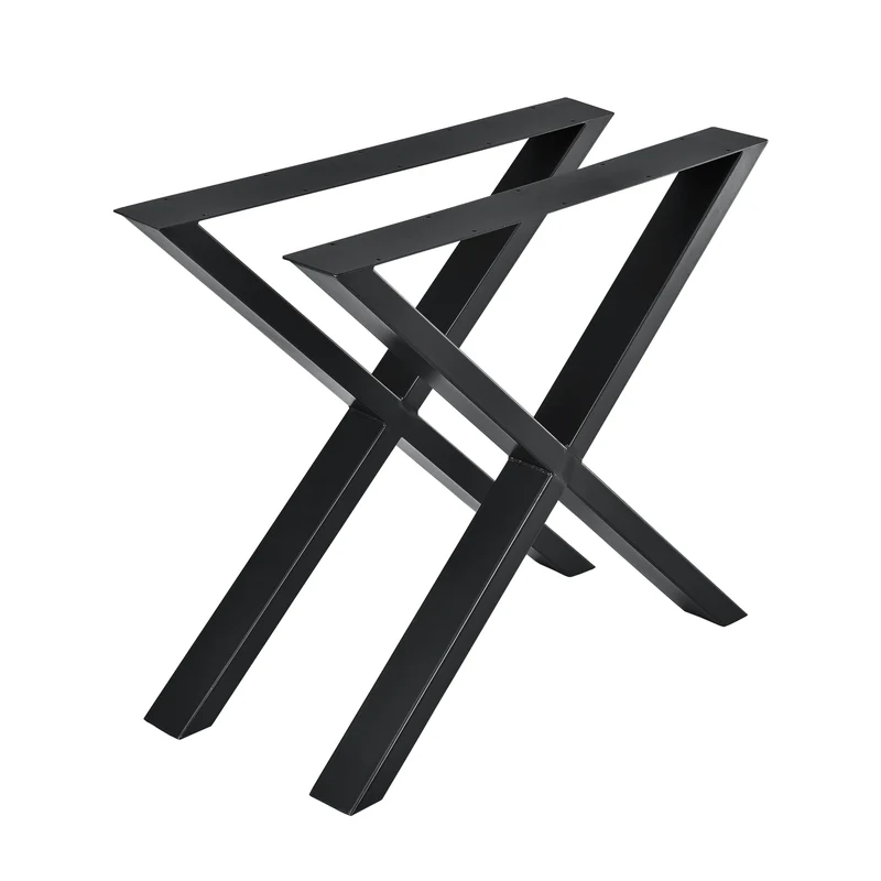 Estructura de mesa Greith juego de 2 en forma de X en varios colores y tamaños [en.casa]