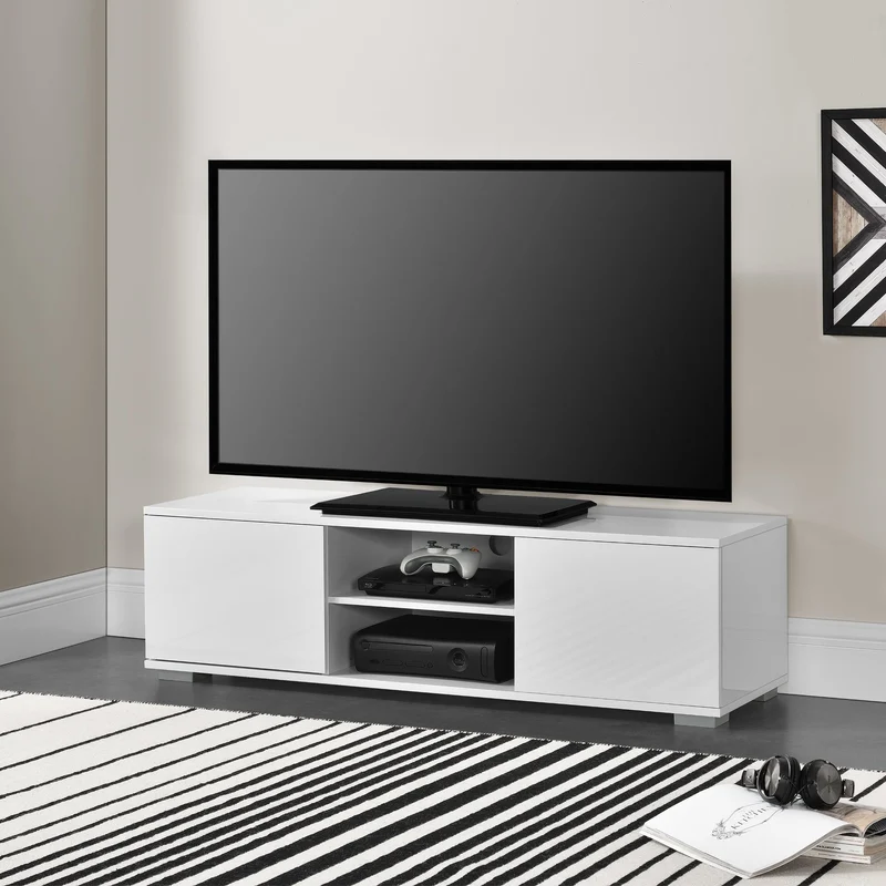 Mesa de televisión Werpen 34,5x120x40 cm en varios colores [en.casa]