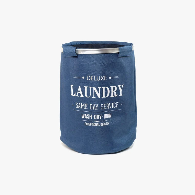 Cesto Roupa Deluxe Azul NARKU