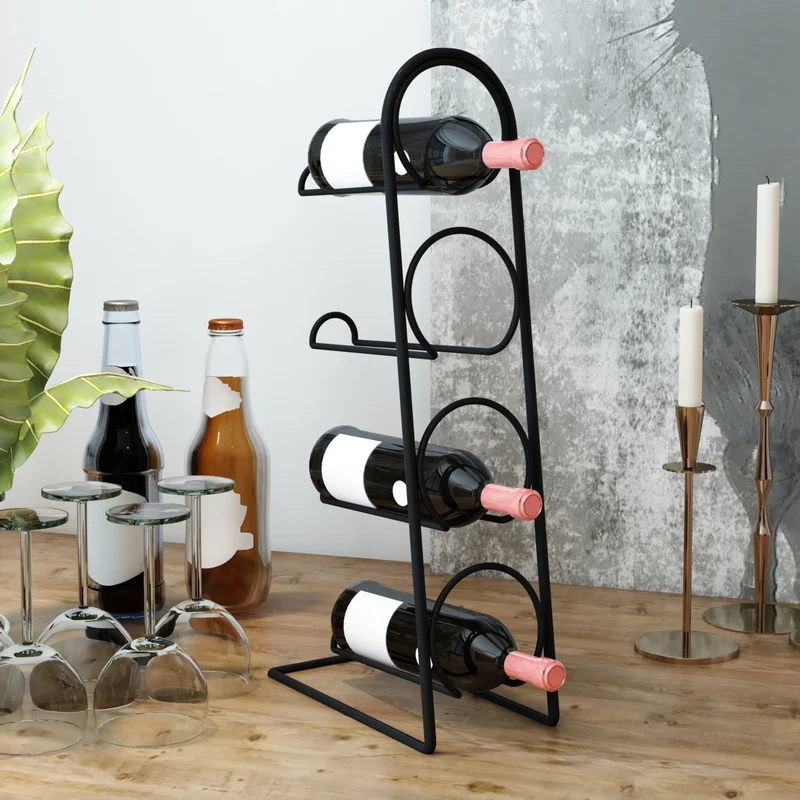 Estante para vino Anchamps para 4 botellas [en.casa]