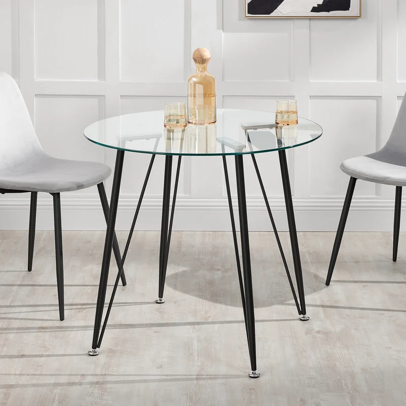 Mesa de cristal Huittinen [en.casa]