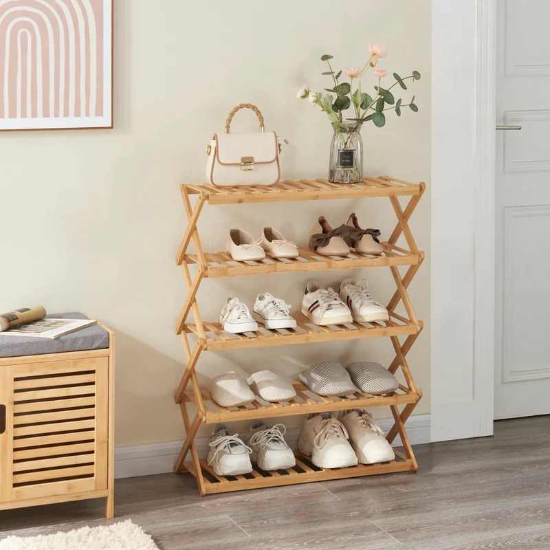 Estantería plegable para zapatos Fitzbek [en.casa]