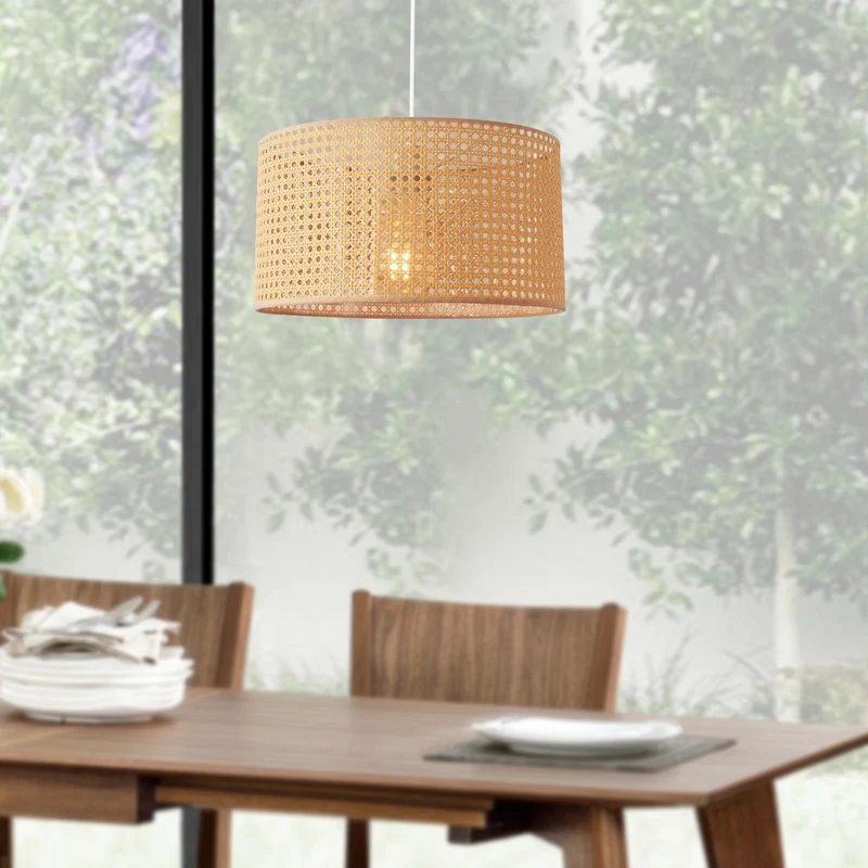 Lámpara colgante Shrewsbury Beige / Blanco [lux.pro]