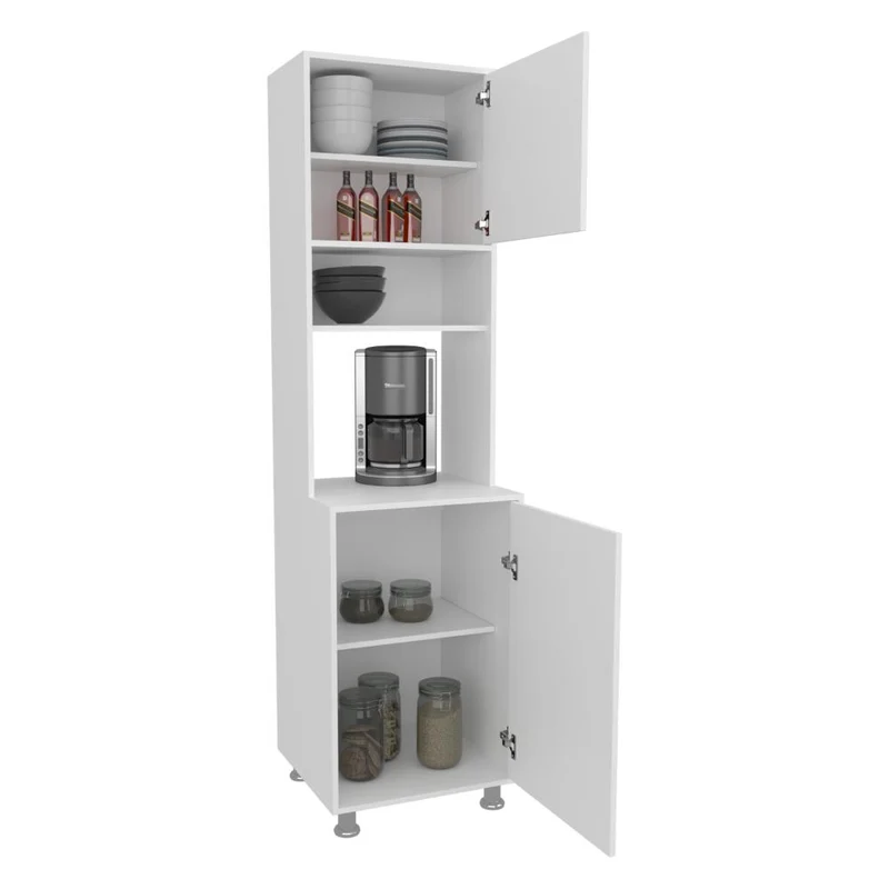 Alacena Antares, Blanco Kronos, con Amplios Espacios para Almacenamiento ZF