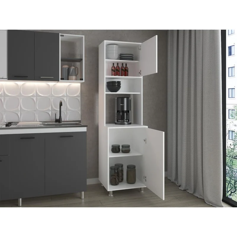 Alacena Antares, Blanco Kronos, con Amplios Espacios para Almacenamiento ZF