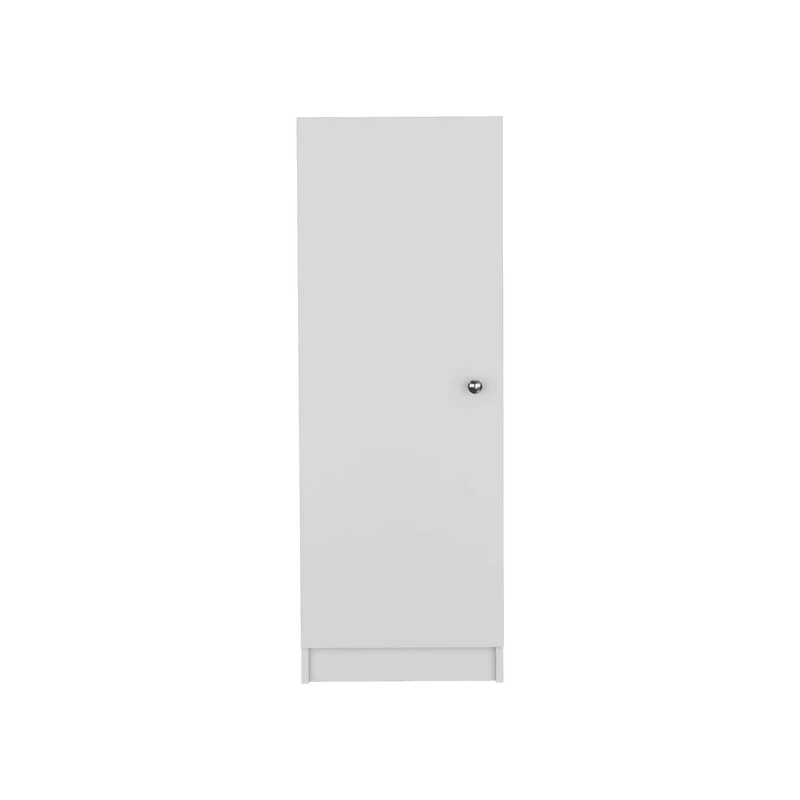Alacena Nadir, Blanco, con una Puerta y Amplio Espacio de Almacenamiento