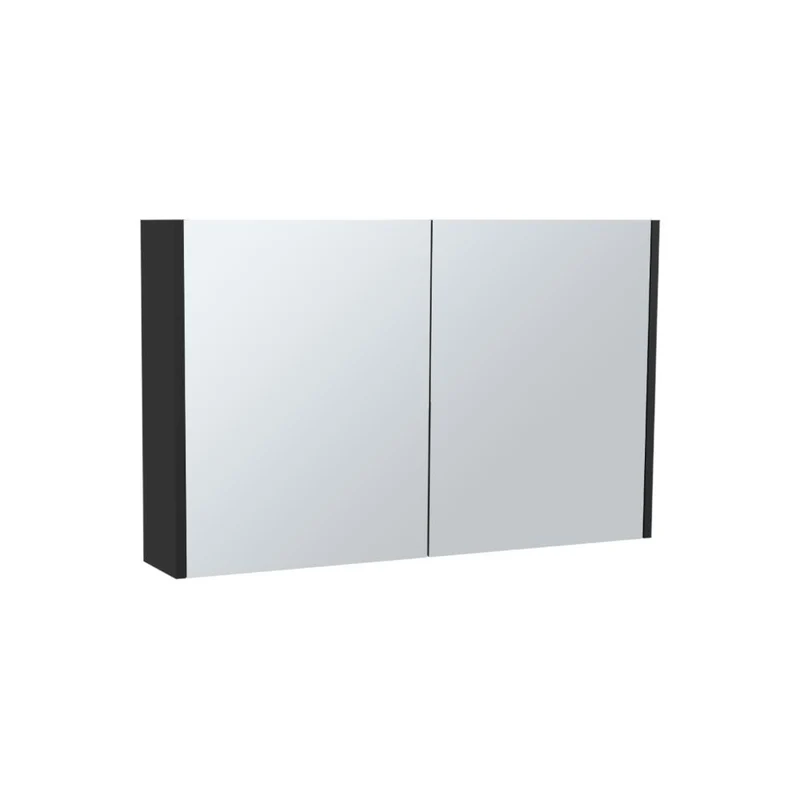 Gabinete de Baño Agni, Wengue, con Dos Puestas y Espacio para Almacenar Objetos ZF