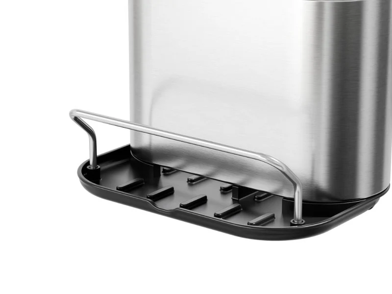 Dispensador Jabón de Platos Fluvora , Negro y Gris Metalizado, 3 en 1