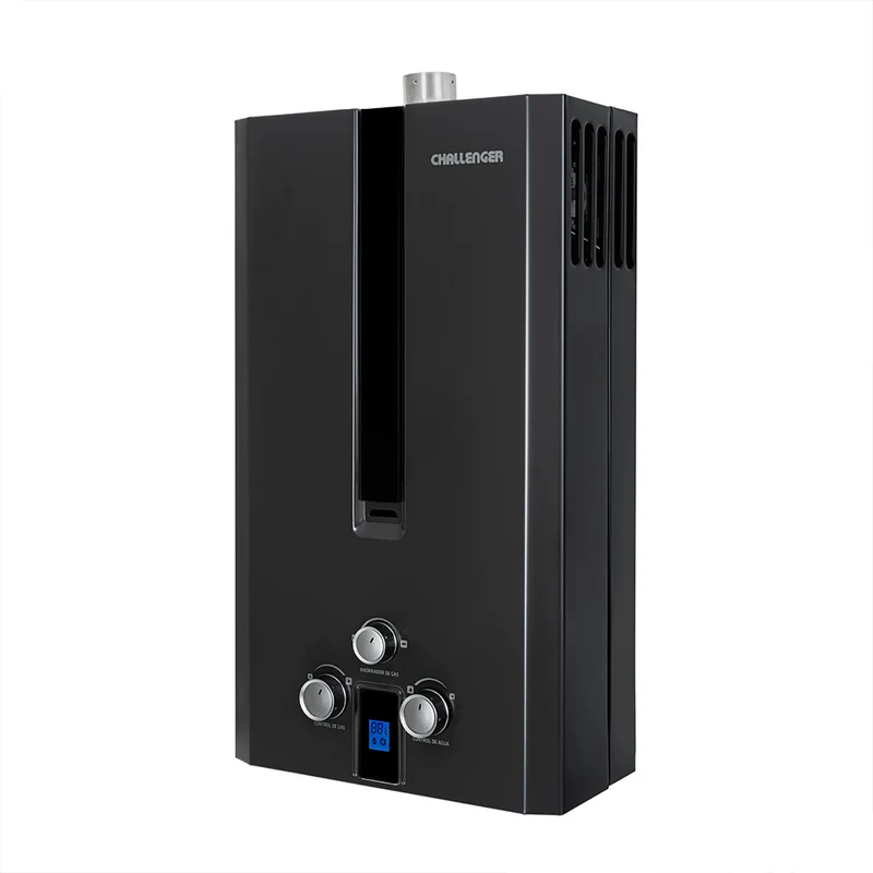Calentador Gas Natural Challenger, Negro 10L-Tf