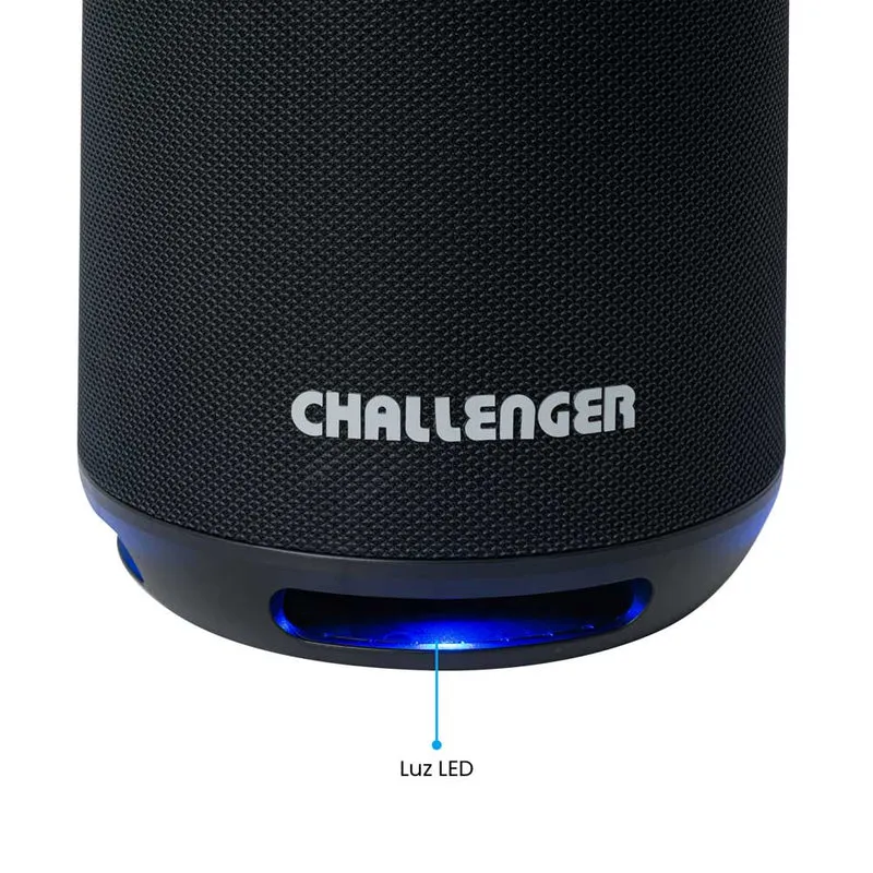 Parlante Inalámbrico 360 Challenger, Negro