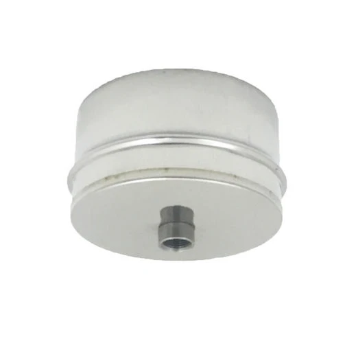 Tappo chiusura in acciaio maschio con spurgo diam. 100