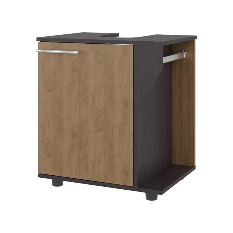 Mueble para Lavamanos Pili, Kronos Wengue y Kronos Fresno, No Incluye Lavamanos ZF