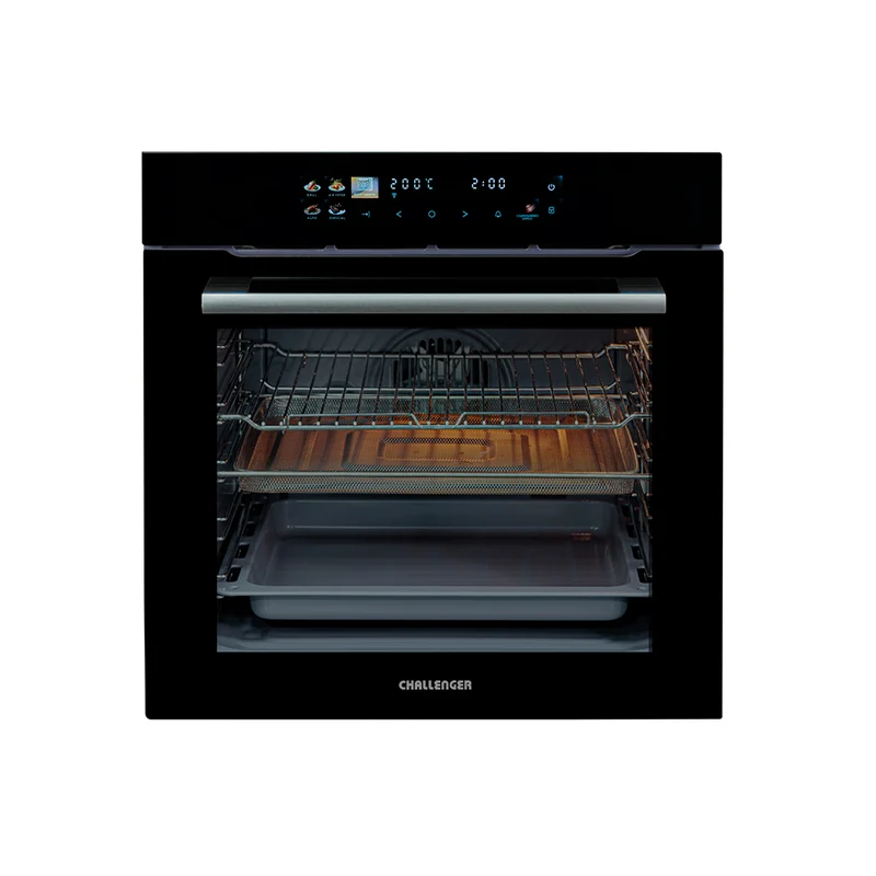 Horno de Empotrar Challenger Eléctrico V-HE 9662, Aura Negro