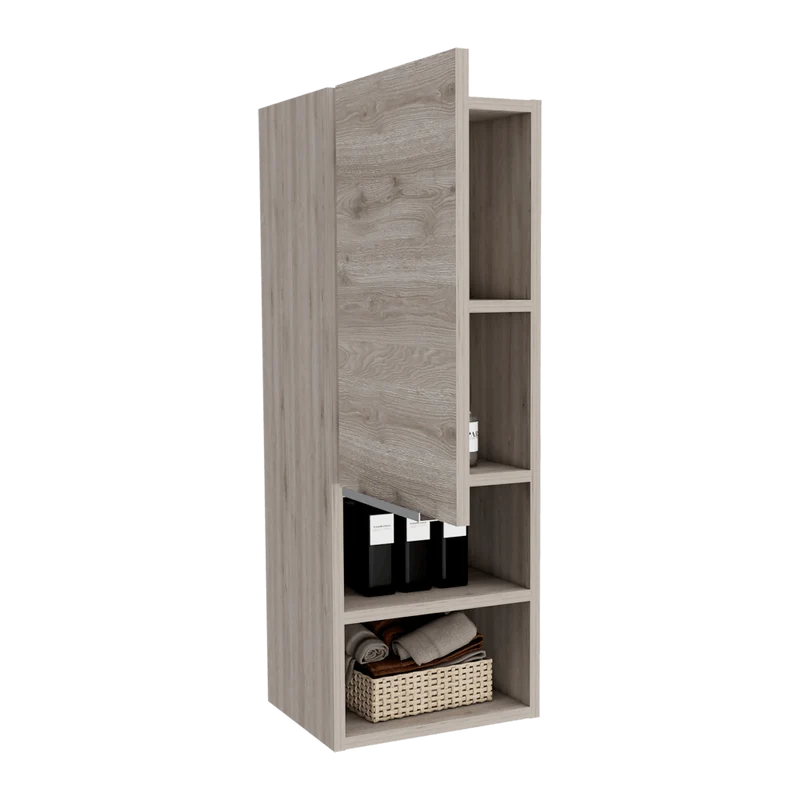Gabinete de Baño Real, Humo, Ideal para Espacios Reducidos ZF