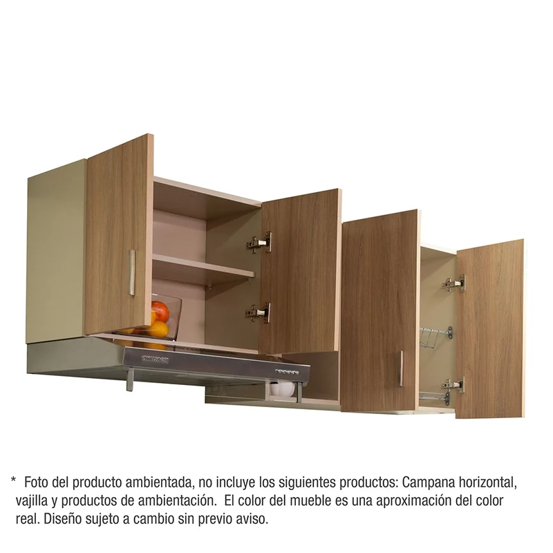 Mueble Superior para Cocina 150cm 4 Puertas Challenger Sa31150 Acandi