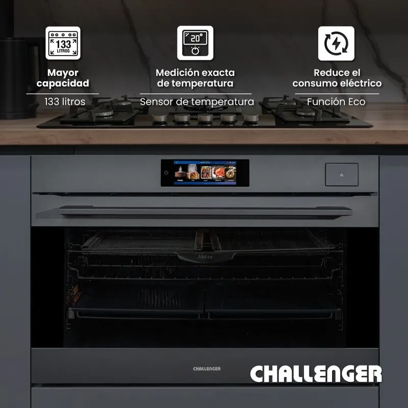Horno Empotrar Eléctrico 89.4cm Challenger He9907