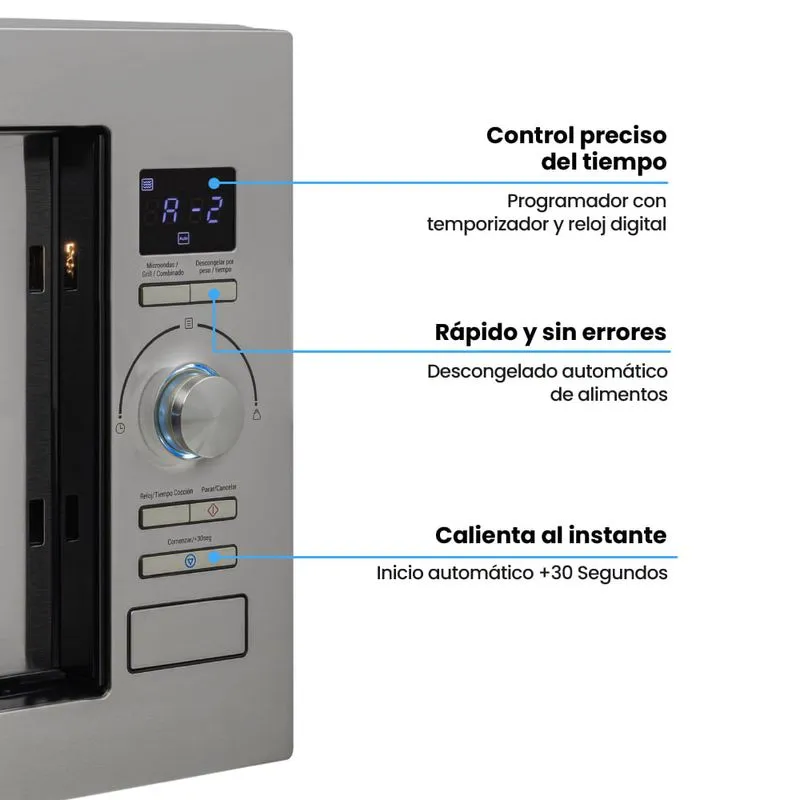 Microondas de Empotrar 25lts 120V Challenger Hm8023