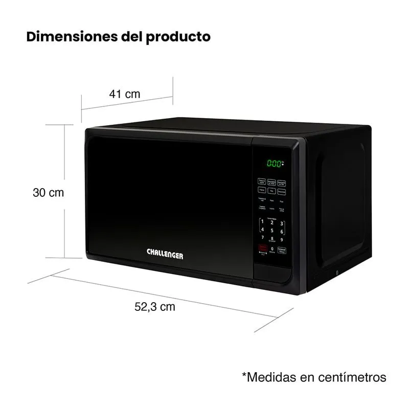 Microondas Negro 32lts 120V Challenger Hm8046