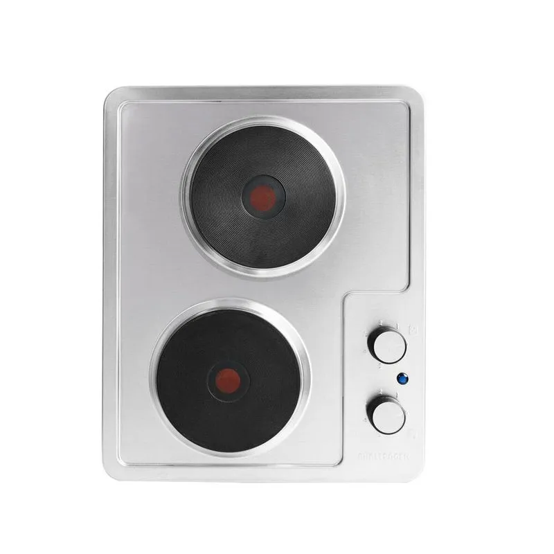 Estufa Empotrar Eléctrica 2 Puestos 35 cm 220V Challenger Sp6270