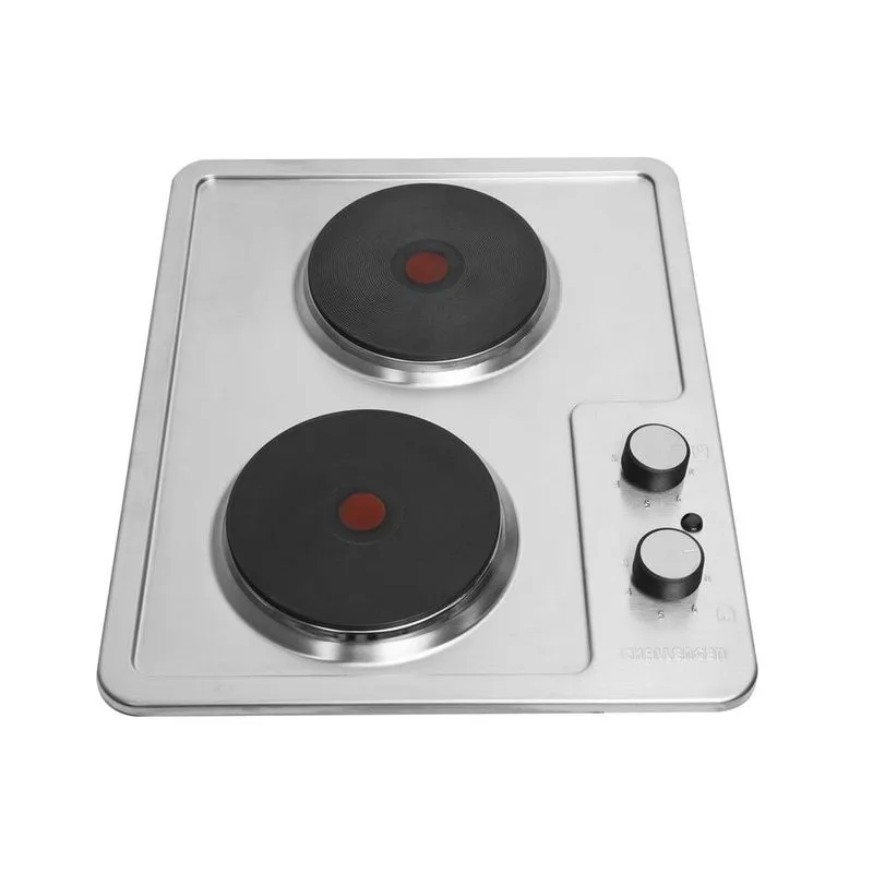 Estufa Empotrar Eléctrica 2 Puestos 35 cm 120V Challenger Sp6272