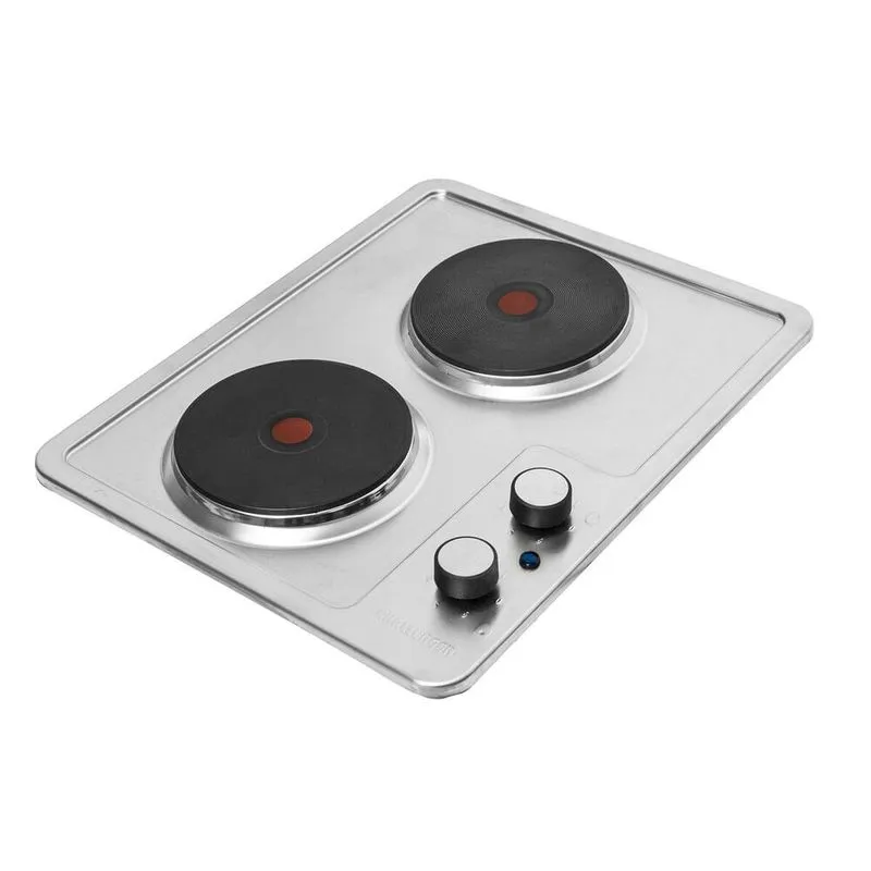 Estufa Empotrar Eléctrica 2 Puestos 35 cm 120V Challenger Sp6272