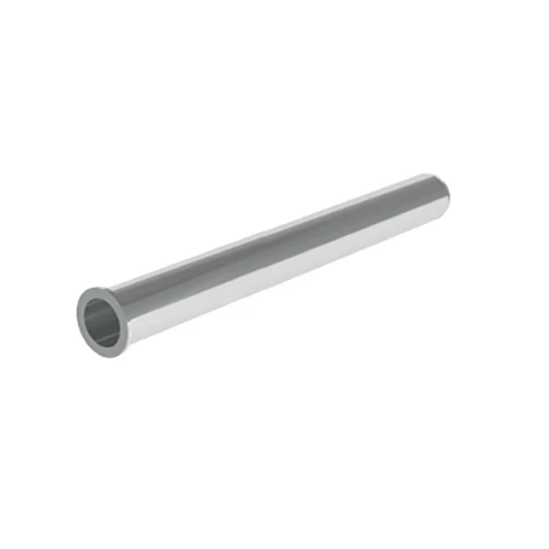 Tubo con cartella inox d. 32 x 200 mm