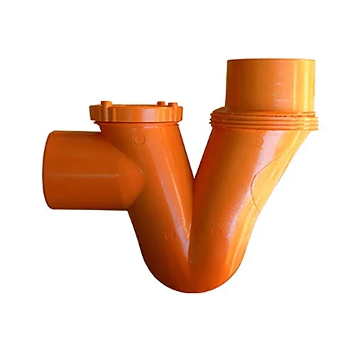 Sifone orizzontale verticale 1 tappo saldato diam. 100