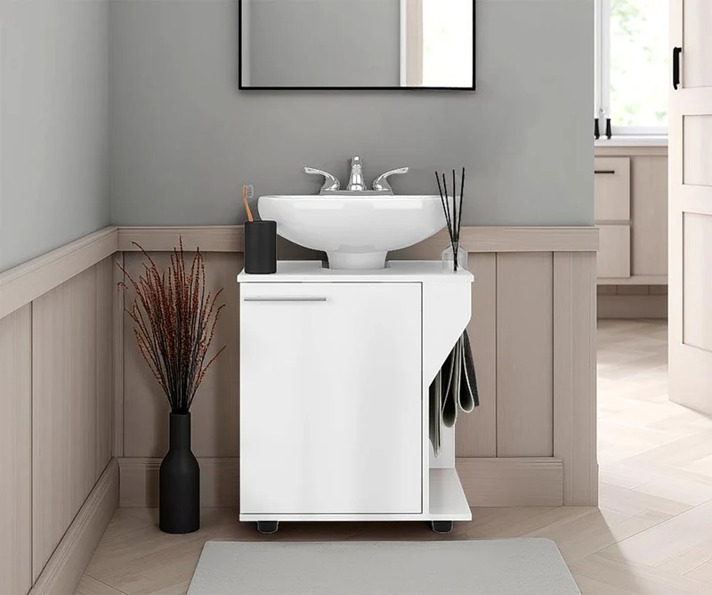 Mueble para Lavamanos Pili, Kronos Blanco, No Incluye Lavamanos ZF