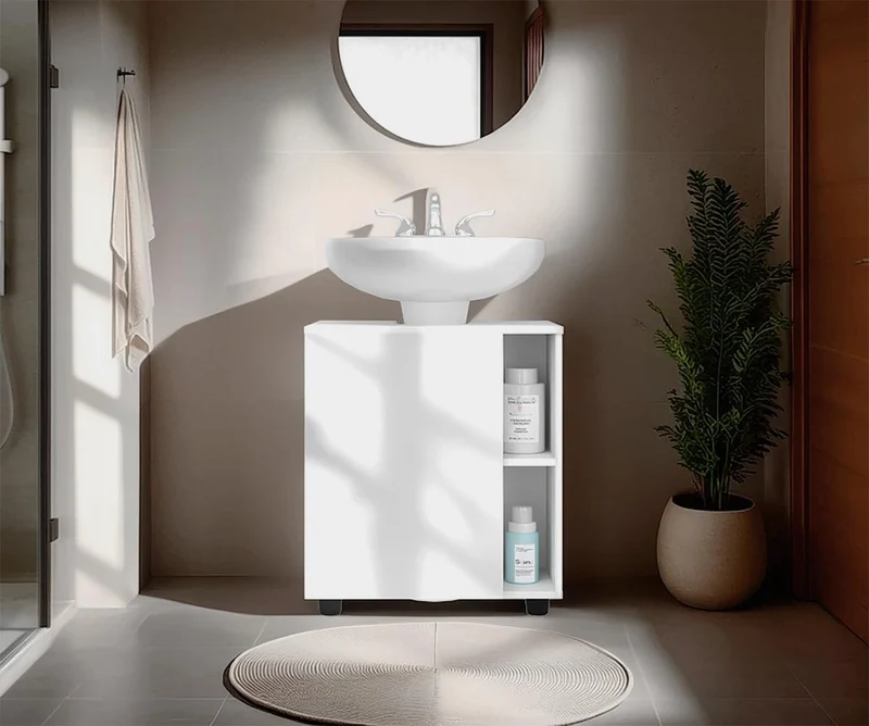 Mueble para Lavamanos Pascuale, Blanco Duqueza, No Incluye Lavamanos ZF