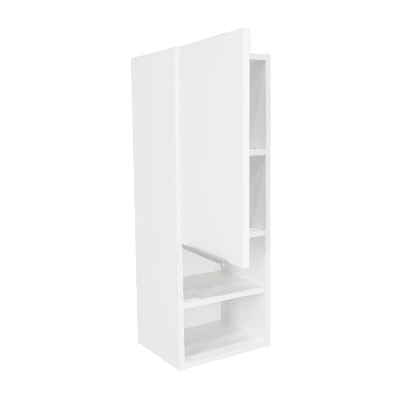 Gabinete de Baño Real, Blanco, con Tres Entrepaños ZF