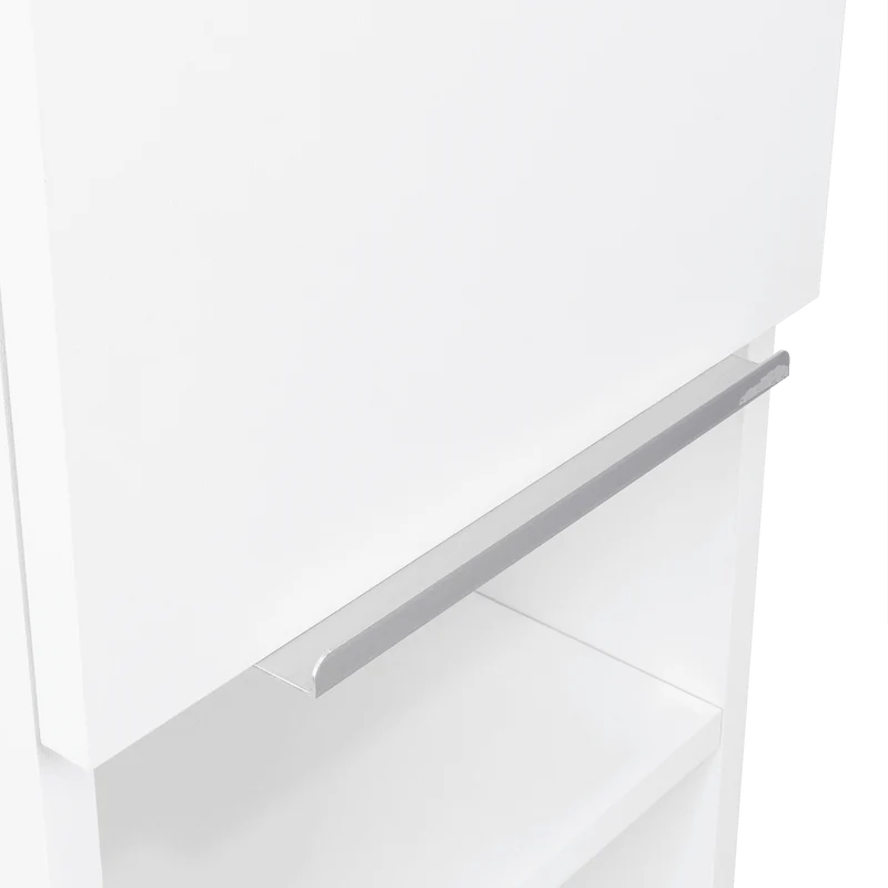 Gabinete de Baño Real, Blanco, con Tres Entrepaños ZF